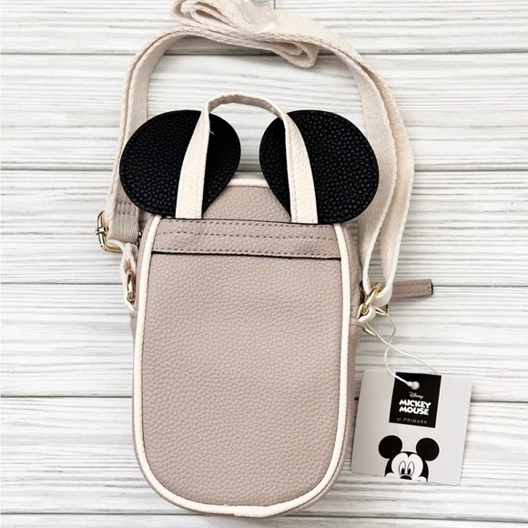 Disney Mickey Mouse with Ears Crossbody Bag Cell Phone Holder - Picture 2 of 4